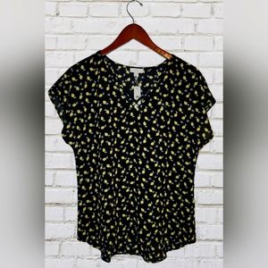 Charming Charlie black w/🍋 print. Size small NWT!